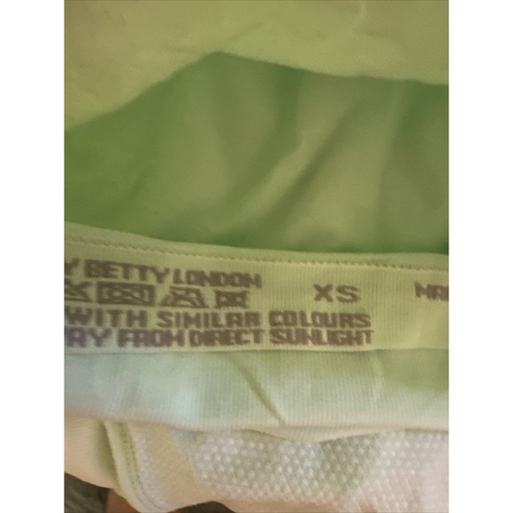 Sweaty Betty Shirt Mint Green Yoga Racerback Ribbed Mesh Tank Top XS - Picture 10 of 11